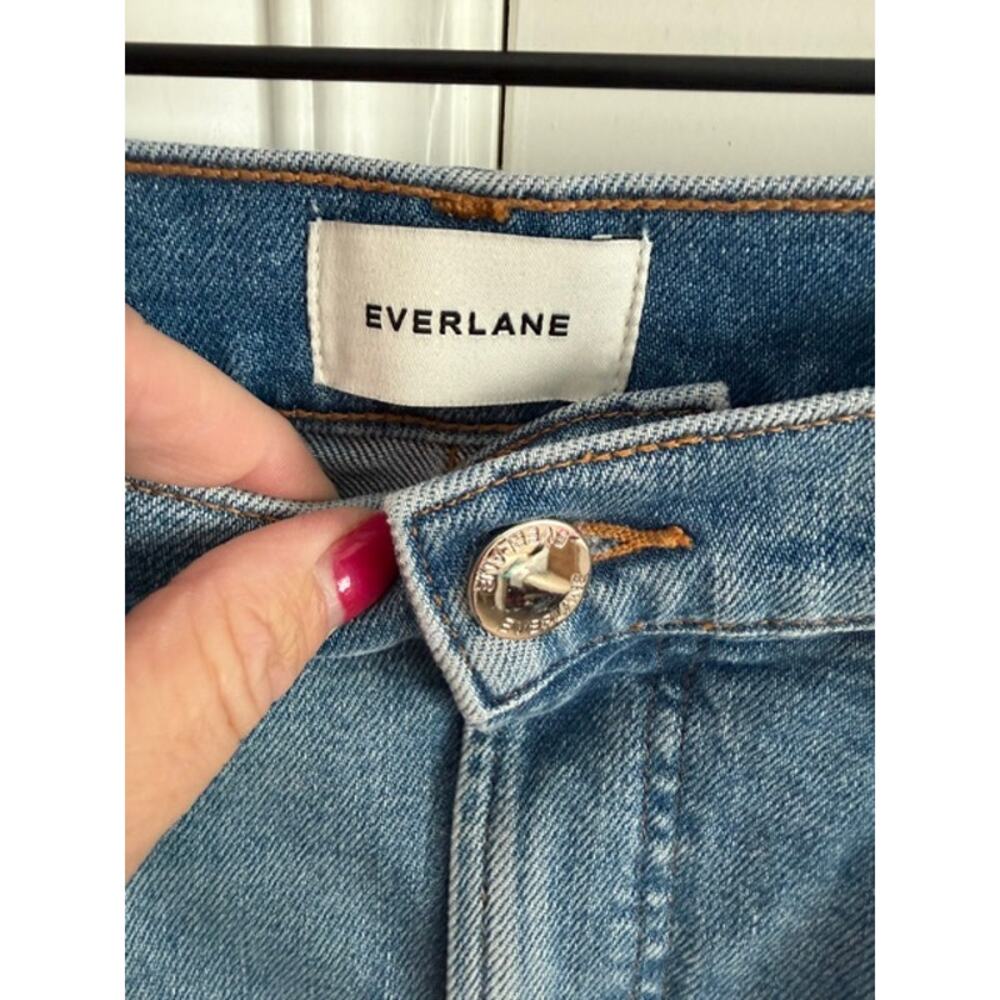 Everlane NWOT High-Rise Cigarette Jeans Medium Blue Size 30R - Picture 6 of 10